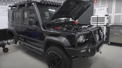 Supercharged Suzuki Jimny - dyno running